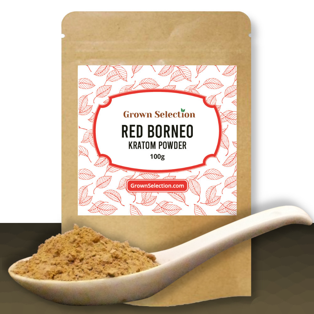 Red Borneo Kratom Powder, 100g
