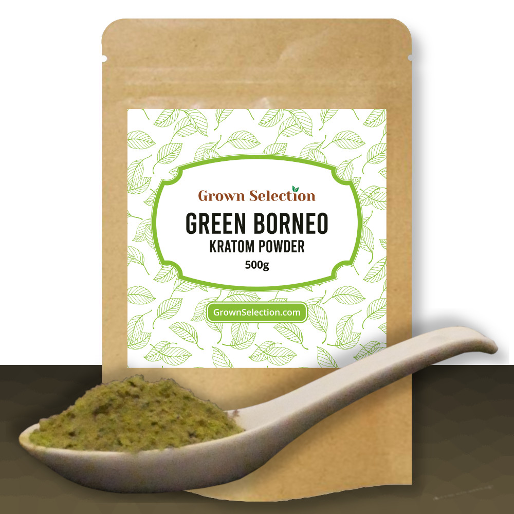 Green Borneo Kratom Powder, 500g
