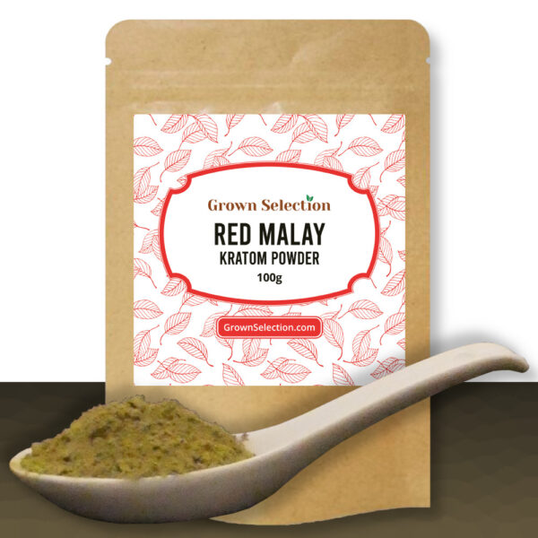 Red Malay Kratom Powder, 100g
