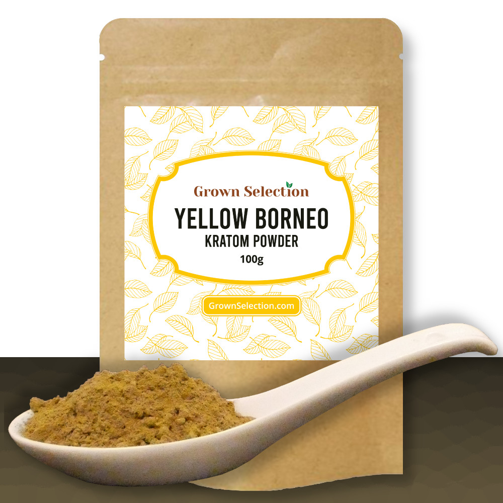Yellow Borneo Kratom Powder, 100g